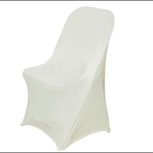 Ivory Folding Chair Cover (NO LONGER FOR SALE)